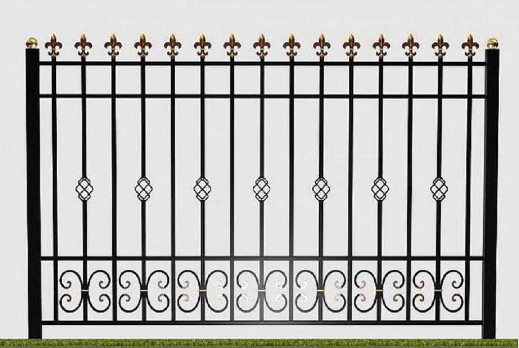 Забор из профильной трубы